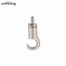 High quality simple design steel cable wire rope clip with hook HK-0005-NK